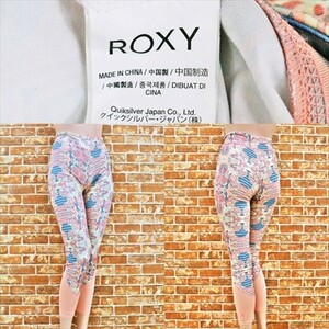 PJ1-57E◇//【8/10-18まで休業日です】新品同様♪ROXY/ロキシー♪裾が柔らかメッシュ♪スポーツタイツ※一番安価な送料はゆうパケット250円