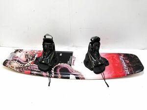 □HYPERLITE ハイパーライト BELMONT 140 X-board エックス ボード ウェイクボード 約140cm W.S.P ビンディング 実寸約27cm 0720-8 @220 □