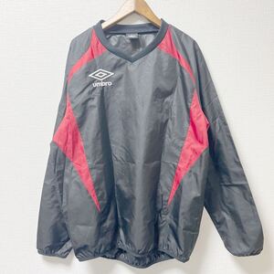 UMBRO アンブロ 長袖 ピステシャツ Lサイズ ブラック ポリエステル シャカシャカ 