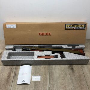 123 D 1円〜 ガスガン GHK AK74 CO2GBB リアルウッドストック アサルトライフル ミリタリー 中古 ジャンク【同梱不可】【18歳以上対象】