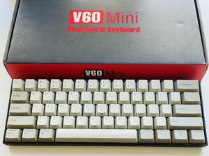 KBP V60 mini VIN-MX BROWN/E キースイッチ Cherry MX 茶軸　Vintage Non Backlit KBPV6000 メカニカル　キーボード