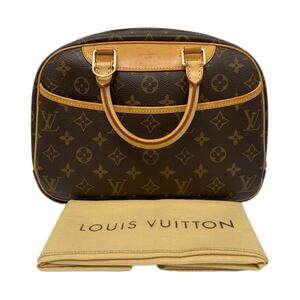  LOUIS VUITTON / BA0015 ルイヴィトン トゥルーヴィル モノグラム ハンドバッグ ブラウン 