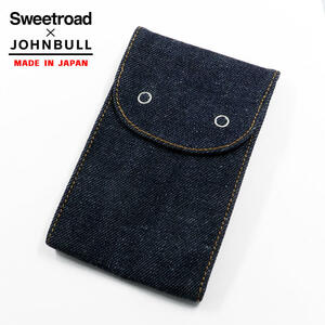 【新品／ウォッチケース】makerhood by Johnbull／ジョンブル／デニム／日本製／トラベルロール／時計収納／スイートロードオリジナル