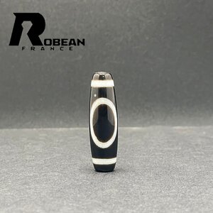 ★夢色 EU製 定価5万円★ROBEAN・チベット天珠★パワーストーン アクセサリー 天然石 金運 お守り プレゼント 約37.9*11.0mm 1004T048