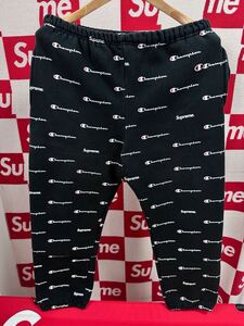 ①☆希少サイズ☆超激レア☆Supreme Champion Script Sweatpant シュプリーム チャンピオン スクリプト スウェット パンツ 