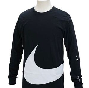 NIKE スポーツウェア ロングスリーブ Tシャツ DD3396-010 サッカー フットサル カジュアル Tシャツ 長袖 ロンT サイズS