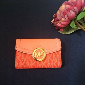 新品！マイケルコース キーケース MICHAEL KORS　CORAL RF マルチ