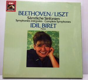 LP/Unopend/6LPs/IDIL BIRET beethoven/List-9Symphpnies イディル．ビレット【リスト編曲．ピアノ版ベートーヴェン交響曲／全曲!