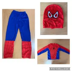 スパイダーマン コスチューム 100cm~ 帽子付き