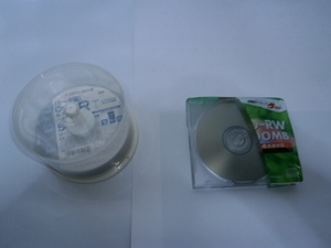 MITSUBISHI データー用DVD-R 4.7GB 23枚　CD-RW700MB（ケース付）３枚 未使用