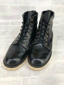 Danner D-4124 PAULINE ダナー プレーントゥ ワークブーツ SIZE:US8 1/2D ブラック MH632023041603