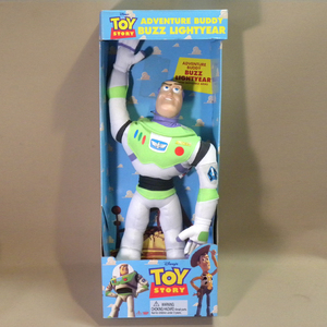 【未開封】1990年代 当時物 Thinkway 初期 トイ・ストーリー バズ・ライトイヤー 大型45cm 人形 ( ビンテージ Vintage Toy Story Figure