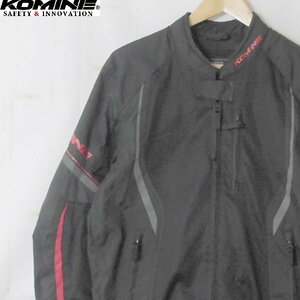 コミネ KOMINE■メッシュライディングジャケット　プロテクターなし　ライダースジャケット■XL■ブラック ※NK4n12029