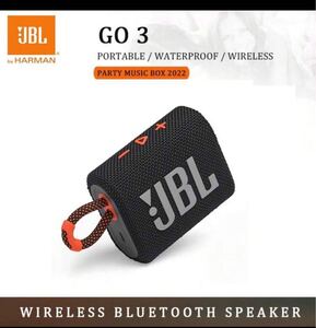 新品未開封 JBL GO3 Bluetooth スピーカー。