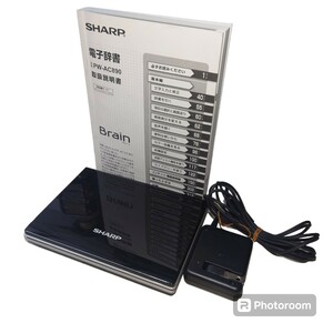 【動確OK】 SHARP 電子辞書 Brain PW-AC890 取説付