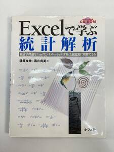 Excelで学ぶ統計解析 本 エクセル　2008年 平成20年【H89831】