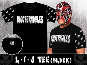 新日本プロレス ロス・インゴベルナブレス(内藤哲也・EVIL・BUSHI・SANADA・高橋ヒロム)レイヤードTシャツ Lサイズ