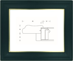 糸巻マットなし 青黒 サイズF25号