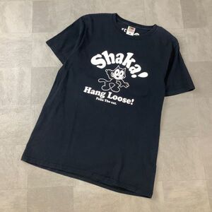 良品 FELIX THE CAT フェリックス フルーツボディ ビッグデザイン tシャツ 半袖 メンズ Mサイズ ブラック