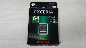 64GB　TOSHIBA EXCERIA TYPE2　SDXCカード　SDカード 未使用品　東芝