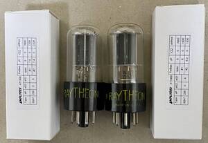 ■USED38718■ RAYTHEON 6SN7GT（ブラックプレート、ボトムゲッター）２本セット