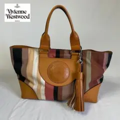 Vivienne Westwood トートバッグ オーブ レザー ヌメ革