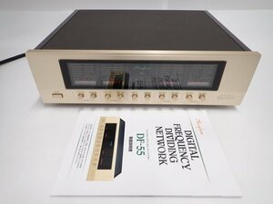 Accuphase DF-55 アキュフェーズ D/Aコンバーター HS-LINK搭載 デジタルチャンネルデバイダー 動作品 説明書/元箱付 ★ 7029A-1