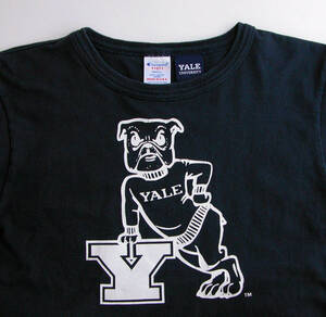 CHAMPION YALE UNIVERSITY　チャンピオン　T1011　 Tシャツ　イェール大学 ブルドック　 半袖 S 　MADE　IN　USA