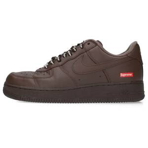 ナイキ NIKE シュプリーム AIR FORCE 1 LOW BAROQUE BROWN CU9225-200 サイズ:26cm エアフォース1ロースニーカー 中古 FK04