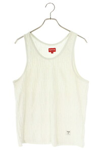 シュプリーム 17SS Logo Stripe Terry Tank Top supreme サイズ:S テリーロゴタンクトップ 中古 BS99