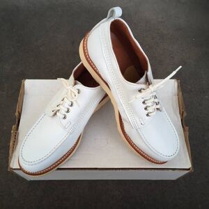 NEPCO WORK SHOES WHITE DeadStock デッドストック DEAD 未使用 MADE IN U.S.A. アメリカ製、USA製 cf. RED WING,Thorogood,Russell mocca.