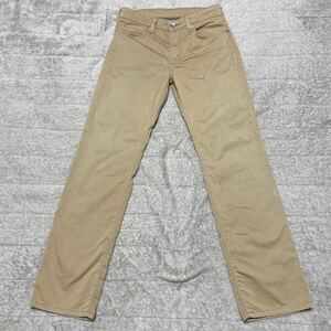 値下げ 3C【着少】Wrangler ラングラー W34503 ストレッチ 30 パンツ スラックス STRAIGHT ストレート ベージュ （株）エドウィン商事 格安