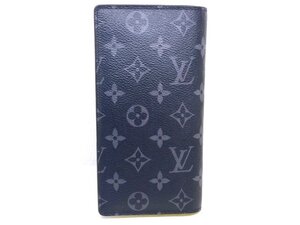 ヴィトン ■ M61697 RA5108 ブラザ モノグラム エクリプス メンズ ウォレット 長財布 Louis Vuitton □7A