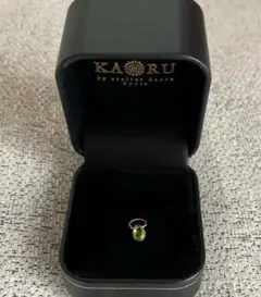 KAORU ペンダントチャーム アトリエカオル　K18 ペリドット　誕生石