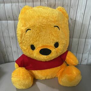 ●タグ付き●ディズニー Disney イエロー プーさん ジャンボ ぬいぐるみ/人形/winnie the pooh/ビック/ビッグ/巨大/キャラクター ★A2250-1