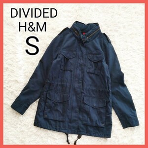 ★美品【S】DIVIDED　ミリタリージャケット　ヴィンテージ風　ショートモッズ