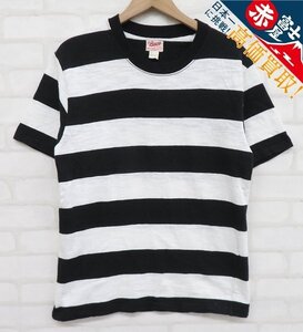 8T5604【クリックポスト対応】リアルマッコイズ BUCO 半袖ボーダーTシャツ THE REAL McCOY