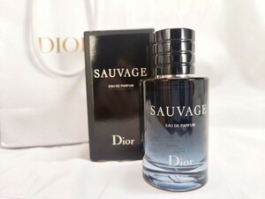 【日本語表記】Christian Dior クリスチャンディオール SAUVAGE ソヴァージュ オードゥパルファン EAU DE Parfum オードパルファム 60ml