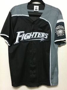 北海道 日本ハム ファイターズ ユニフォーム M サマーフェスタ 2012 WE LOVE HOKKAIDO グレー 黒 ブラック エコ ユニホーム エコユニ