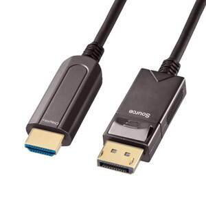 サンワサプライ DisplayPort-HDMI変換光ファイバーケーブル　30m KC-DPHDFB300 /l