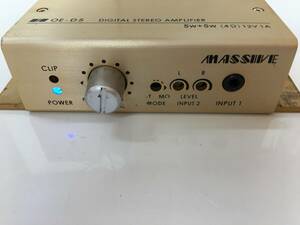 A21022)MASSIVE MICRO VOXER OE-D5 デジタルステレオアンプ 中古