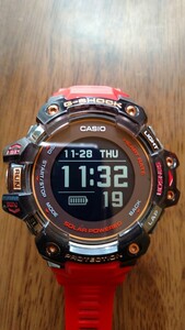 腕時計 カシオ CASIO Gショック G-SHOCK 電波ソーラー G-SQUAD GBD-H1000バンド破損