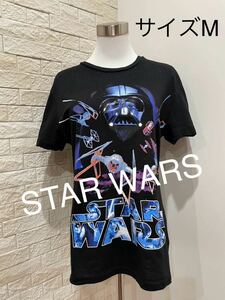 スターウォーズ レディース 半袖Tシャツ Tシャツ ムービーT サイズM 送料無料　即決