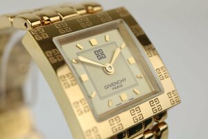 GIVENCHY ジバンシー 腕時計 1.558.962 スクエア ゴールドカラー ジバンシィ 【彩irodori】