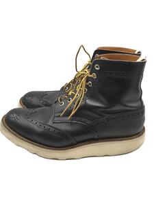 Tricker’s◆MALTON/カントリーブーツ/UK9.5/BLK/レザー/M2508/vibram