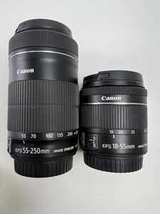 【1/52EL】Canon EF-S 55-250mm 1:4-5.6 IS 18-55mm 1:4-5.6 IS STM 動作未確認