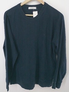 ◇ green label relaxing グリーンレーベル UNITED ARROWS 厚手 長袖 Tシャツ カットソー サイズL ネイビー メンズ P