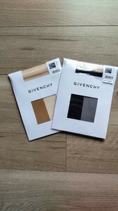 GIVENCHY ジバンシイ　ガーター式　サポートストッキング　(ベージュ&ブラック)