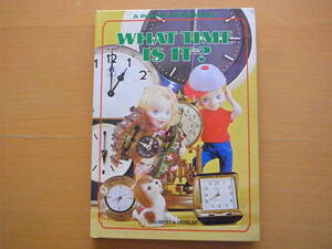 【洋書】WHAT TIME IS IT？/飯沢匡/土方重巳/人形絵本/A PUPPET STORY BOOKS/昭和レトロ/いま、なんじ？/Grosset ＆ Dunlap/パペット絵本