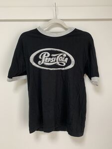 ペプシ　Tシャツ　ペプシコーラ　pepsi pepsicora 半袖　Ｍ　メンズ　レディース　黒 ノベルティ